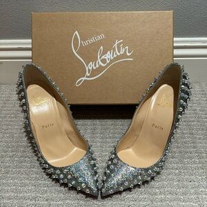 Christian LouBoutin heels 👠 Follies Spike Napa Mica